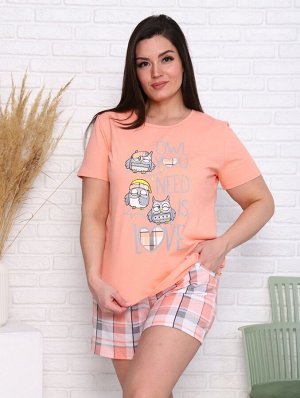 Пижама женская Вэнди (шорты) распродажа