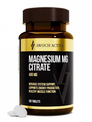 Magnesium Citrate, 120 таблеток TM AWOCHACTIVE NEW