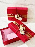Коробка красная 17х11х5см