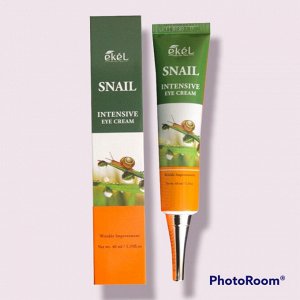 [EKEL] Крем для век с муцином улитки SNAIL INTENSIVE EYE CREAM, 40 мл.