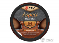 Оплётка на руль кожаная PSV ASPECT (Черный) M