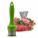 Тендерайзер для мяса круглый салатовый