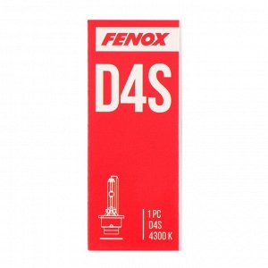 Ксеноновая лампа FENOX автомобильная, универсальная, d=4S, 4300 K, BX1600