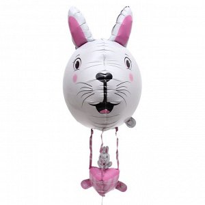 Шар фольгированный  35" "Голова кролика воздушный шар"