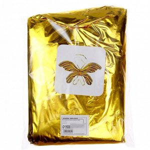 Фольгированные крылья "Бабочка", 122 см., золото