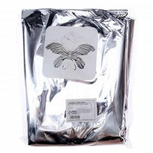 Фольгированные крылья "Бабочка", 122 см., серебро