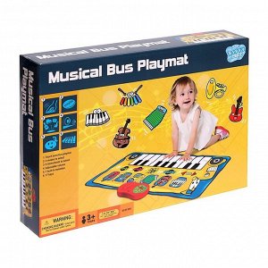 Музыкальный коврик «Музыкальный автобус», 120 x 52 см