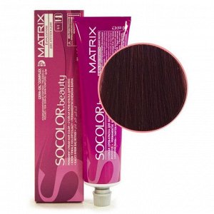 Matrix Крем-краска для волос / Socolor beauty 5RV+, светлый шатен красно-перламутровый, 90 мл