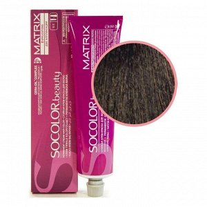 Matrix Крем-краска для волос / Socolor beauty 4BC, шатен коричнево-медный, 90 мл