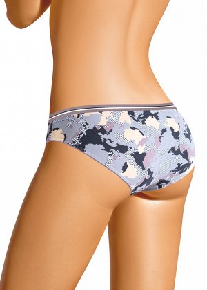 B895 Трусы жен. Pink Military (Белый-розовый)