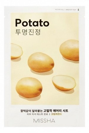 Missha Тканевая маска для лица с экстрактом картофеля Sheet Mask Airy Fit Potato, 19 гр