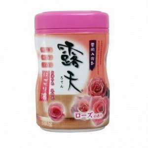"Fuso Kagaku" Соль для ванны с бодрящим эффектом и ароматом роз (банка 680 гр.)