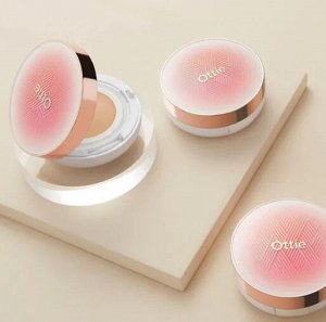 Увлажняющий тональный кушон  тон-23 с запасным блоком Objet D'art Tension Pact + Refill Set SPF50 PA++++ #21