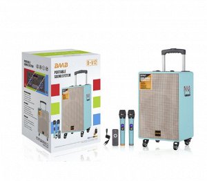 Портативная колонка с микрофоном ( 2 шт.)  Portable Sound System  B-V12
