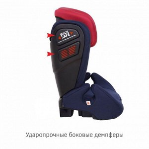 Детское автокресло "SIGER ДЕЛЬТА" KRES3325 royal blue 3-12 лет, 15-36 кг, группа 2/3