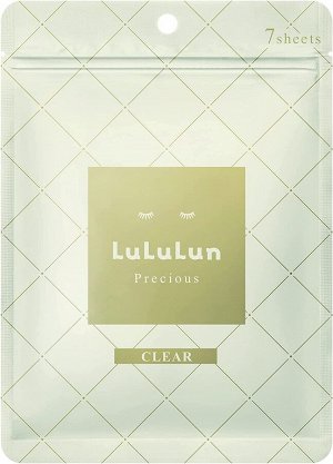 LULULUN Precious Clear - недельный курс масок для осветления возрастной кожи