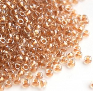 Бисер Миюки круглый 15/0 RR-0234 Sparkle Metallic Gold Lined Crystal
