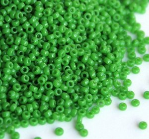 Бисер Миюки круглый 15/0 RR-0411 Opaque green