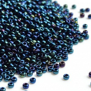 Бисер Миюки круглый 15/0 RR-0452 Metallic Dk.Blue Iris