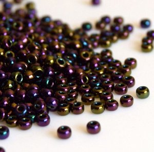 Бисер Миюки круглый 15/0 RR-0454 Metallic Purple Iris