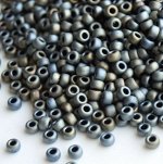 Бисер Миюки круглый 8/0  RR-2002 Metallic matte silver gray