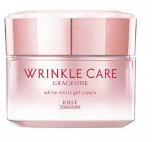 KOSE Wrincle Care White Moist Gel Cream - осветляющий крем-гель для упругости кожи