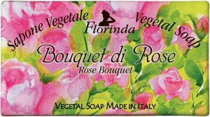 FLORINDA - парфюмерное мыло с ароматом букета розовых роз