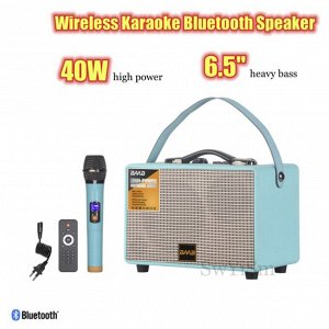Портативная колонка с микрофоном Portable Sound System  B-V6