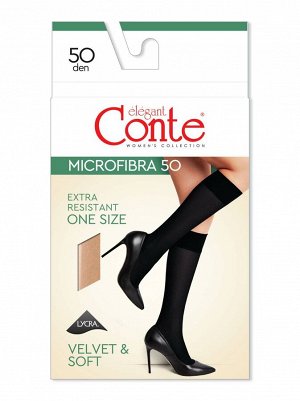 8С-9СП Microfibra 50 (1 пара) Гольфы жен.(Conte)