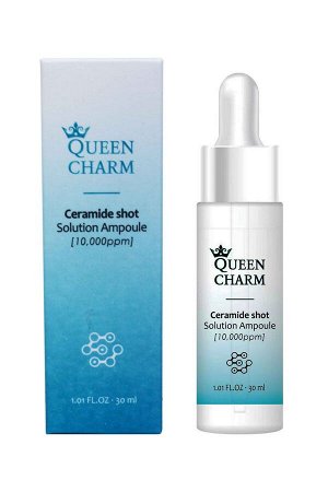 QUEEN CHARM. Ампульная сыворотка для лица антивозрастная укрепляющая с керамидами 1%, 30 мл-1