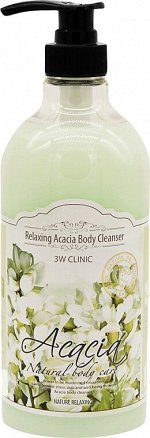 3W Расслабляющий гель для душа Акация Relaxing Acacia Body Cleanser 1000мл