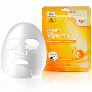 3W Тканевая маска для лица, коэнзим Q 10 "Fresh Coenzyme Q 10 Mask Sheet"  1*600 шт