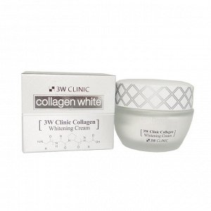 3W Крем для лица "Collagen Whitening Cream", 60 мл, 1*100шт