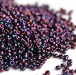 Бисер Миюки круглый 11/0 RR-0469 Metallic Bronze Eggplant Iris