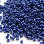 Бисер Миюки круглый 11/0 RR-2075 Opaque matte luster cobalt