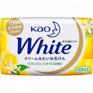 Туалетное мыло WHITE Refresh Citrus цитрусовый аромат, 85гр, 1шт/Япония