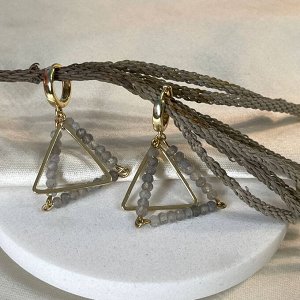 Серьги из Лабрадора