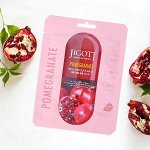 Jigott/ Pomtgranate Real Ampoule Mask Ампульная тканевая маска с экстрактом граната 27 мл 1/600