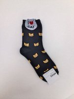 Носки женские, ЧЕРНЫЕ. Отличный подарок близким и родным.ARIES. Ю.Корея.