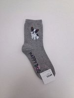 Носки женские, СЕРЫЕ. ARIES. Ю.Корея.