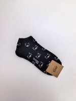 Носки женские укороченные, ЧЕРНЫЕ. Ю.Корея