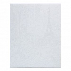 Картина по номерам на холсте с подрамником «Девушка в Париже» 4050 см