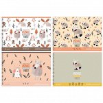 Альбом для рисования 32л., А4, на гребне BG &quot;Animals forest&quot;