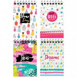 Блокнот А7 40л. на гребне ArtSpace &quot;Cheerful pattern&quot;