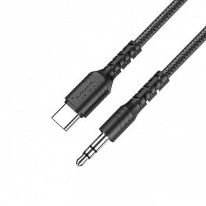 Кабель Type-C - 3.5mm Hoco UPA17  100см   (black)