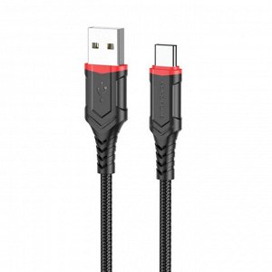 Кабель USB - Type-C Borofone BX67  100см 3A (black)