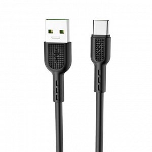 Кабель USB - Type-C Hoco X33 5A Surge  100см 5A (black)