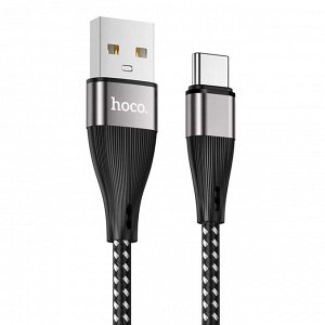 Кабель USB - Type-C Hoco X57 Blessing  100см 3A (black)