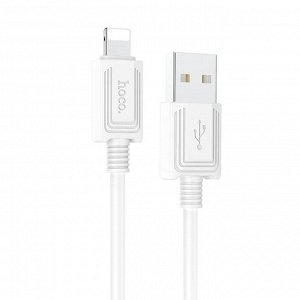 Кабель USB - Apple lightning Hoco X73  100см 2,4A (white)