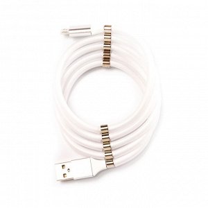 Кабель USB - micro USB - MCM-1  100см 2,4A (white)